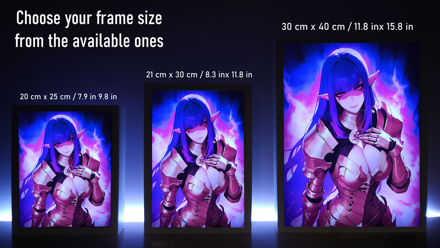 Frame RGB LED Anime Light Box