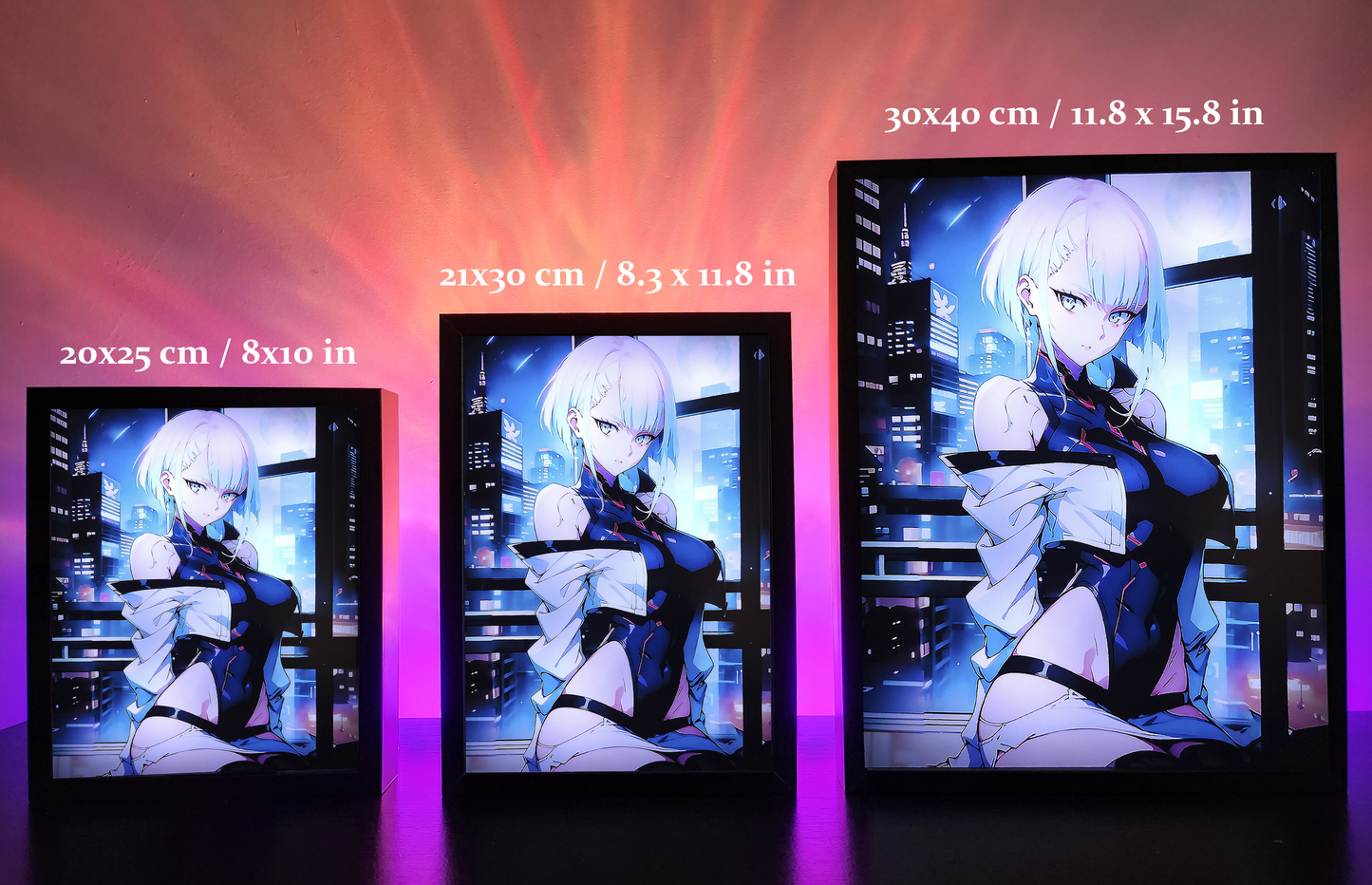 Frame RGB LED Anime Light Box