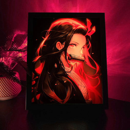 Rahmen RGB LED Anime Leuchtbox