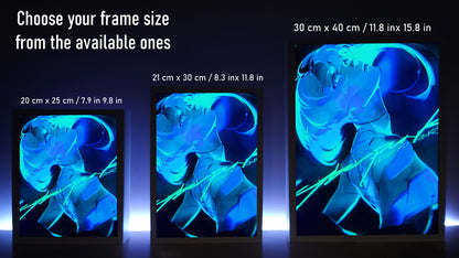 Frame RGB LED Anime Light Box