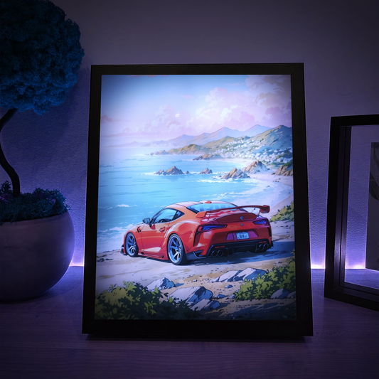 Cаr RGB LED Anime Light Box