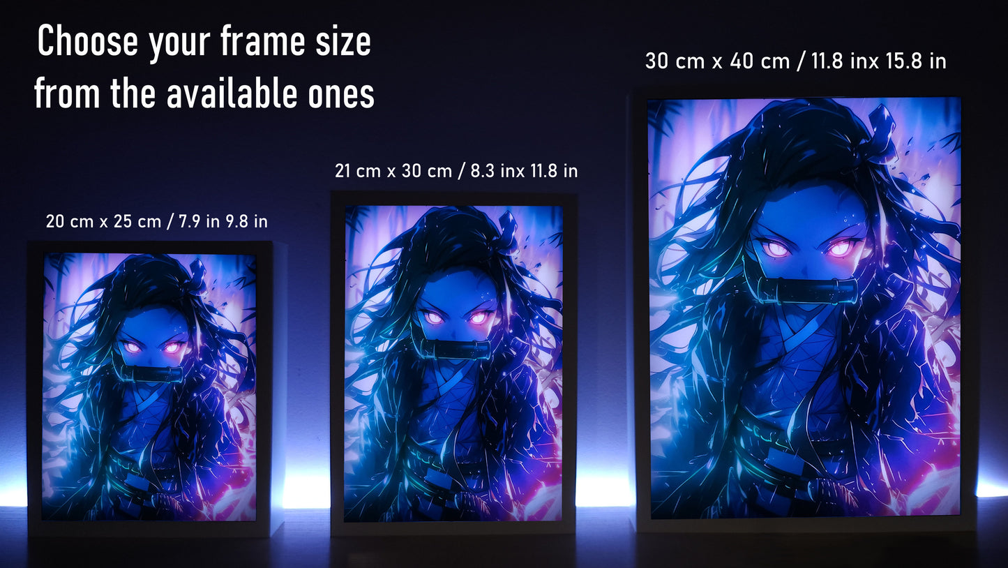 Frame RGB LED Anime Light Box