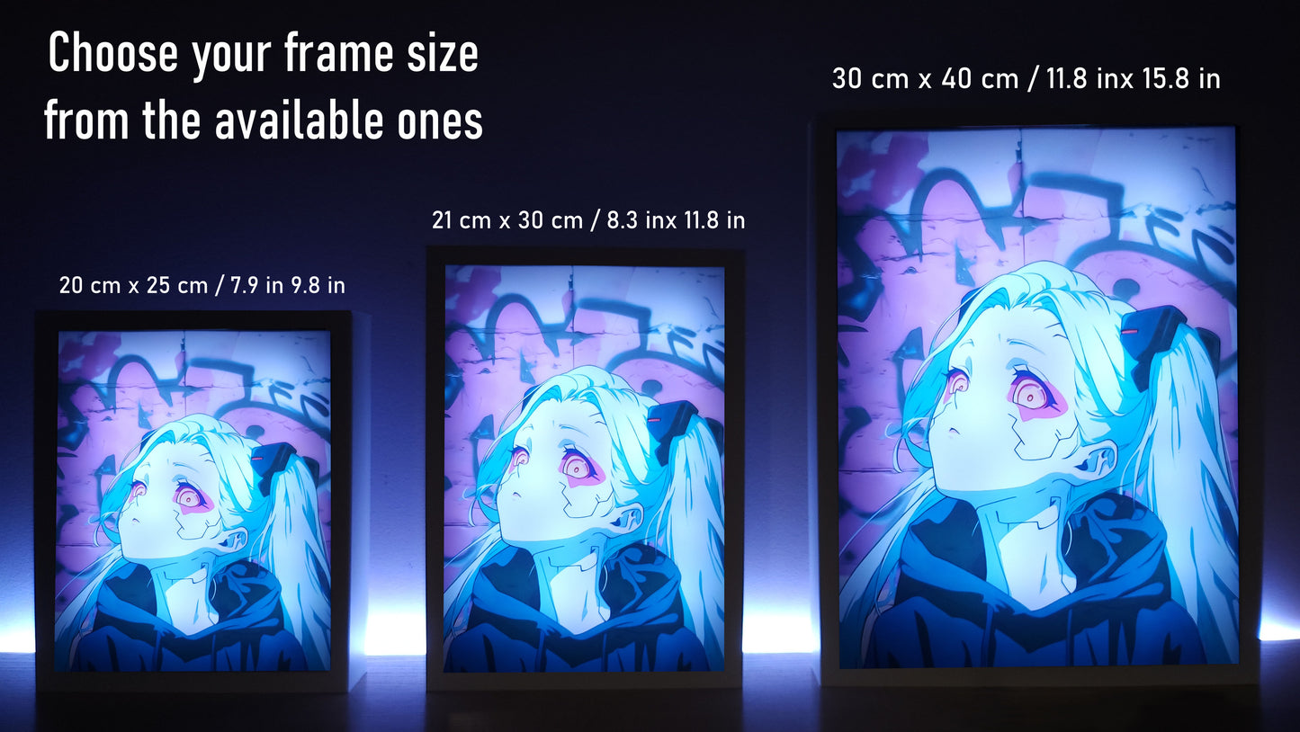 Frame RGB LED Anime Light Box