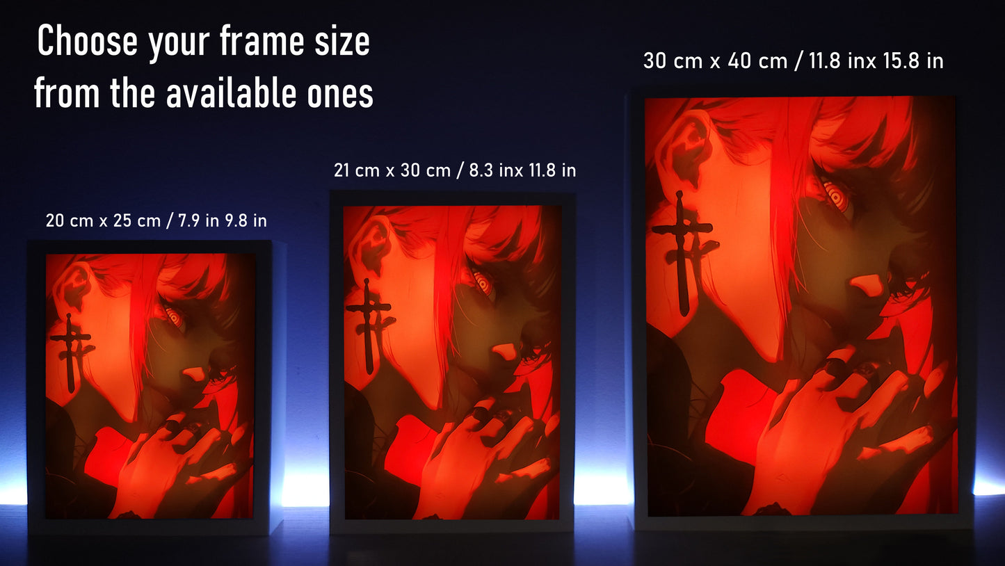 Frame RGB LED Anime Light Box