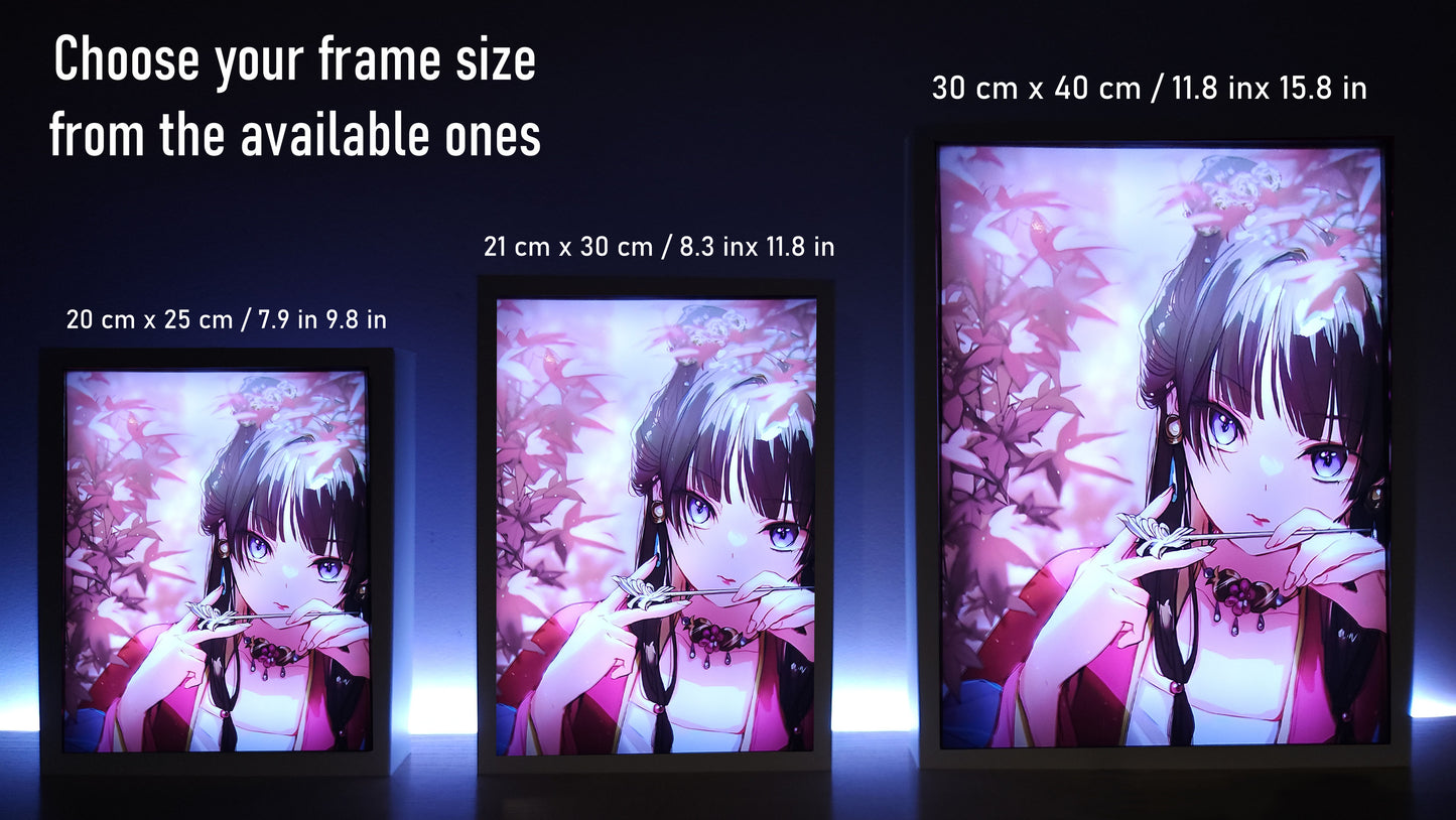 Frame RGB LED Anime Light Box