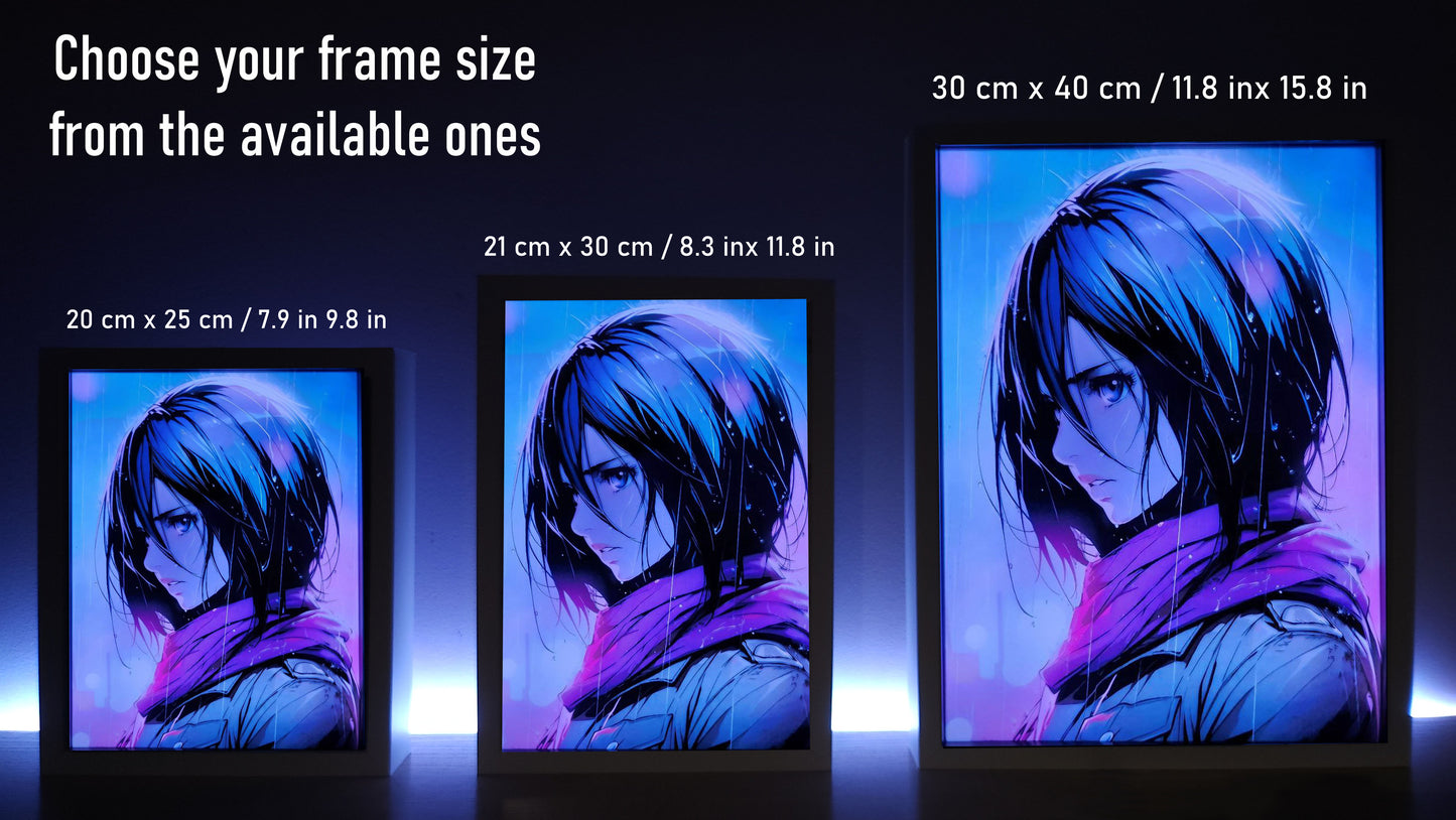 Frame RGB LED Anime Light Box