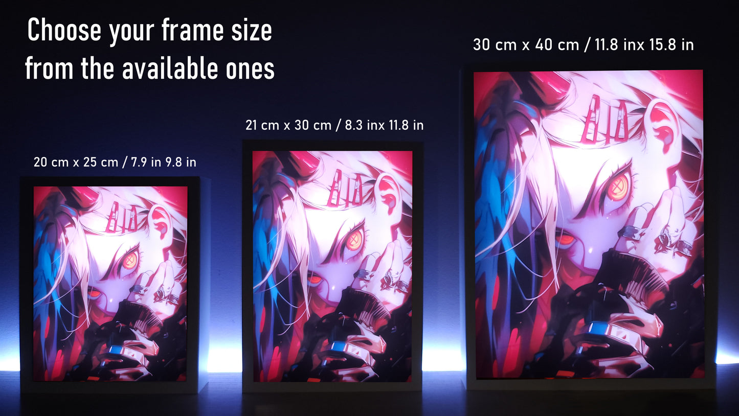 Frame RGB LED Anime Light Box