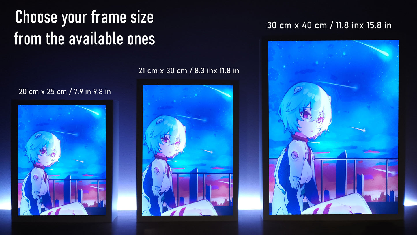 Rei RGB LED Anime Light Box