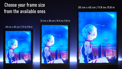Rei RGB LED Anime Light Box