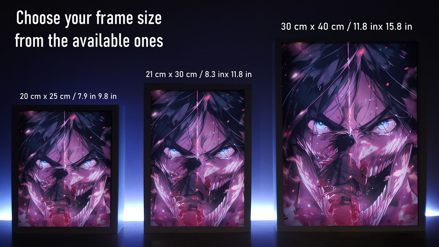 Frame RGB LED Anime Light Box