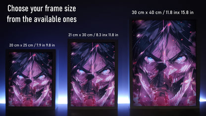 Frame RGB LED Anime Light Box