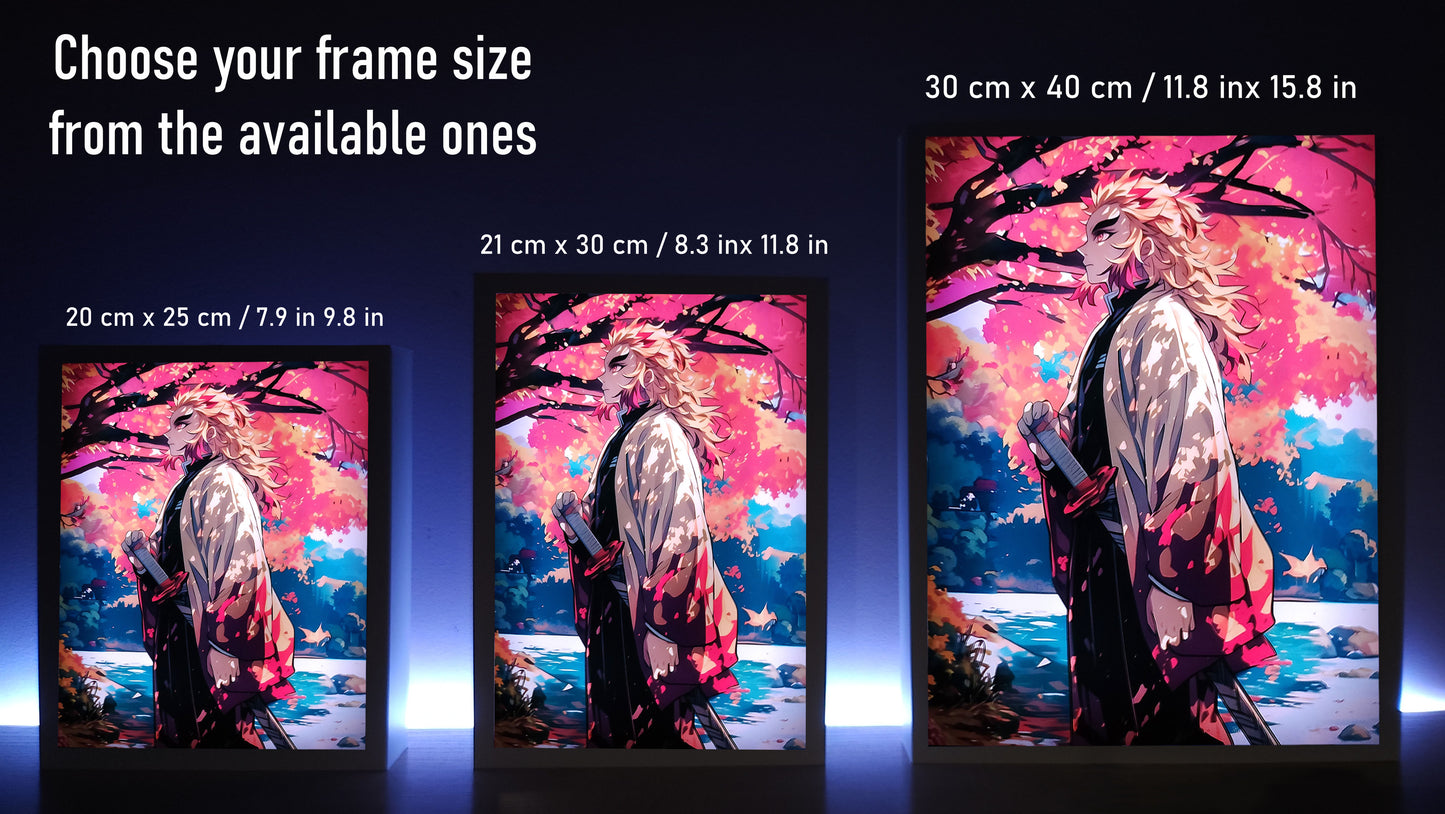 Frame RGB LED Anime Light Box