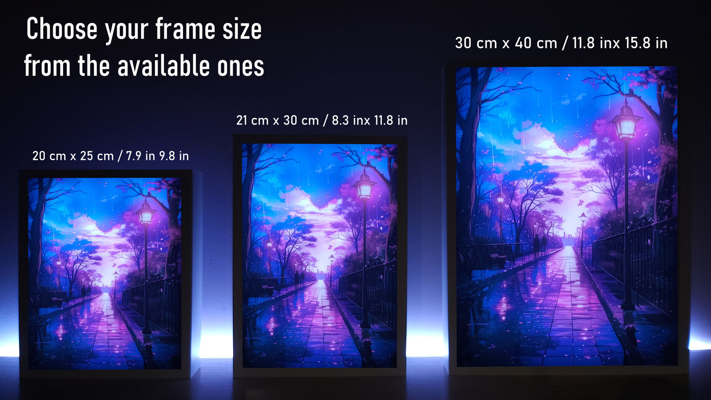 Frame RGB LED Anime Light Box