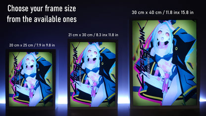 Frame RGB LED Anime Light Box