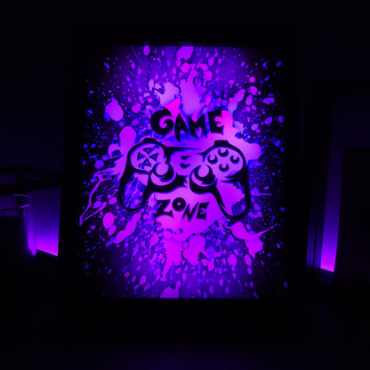 Game Zone RGB LED Anime Light Box