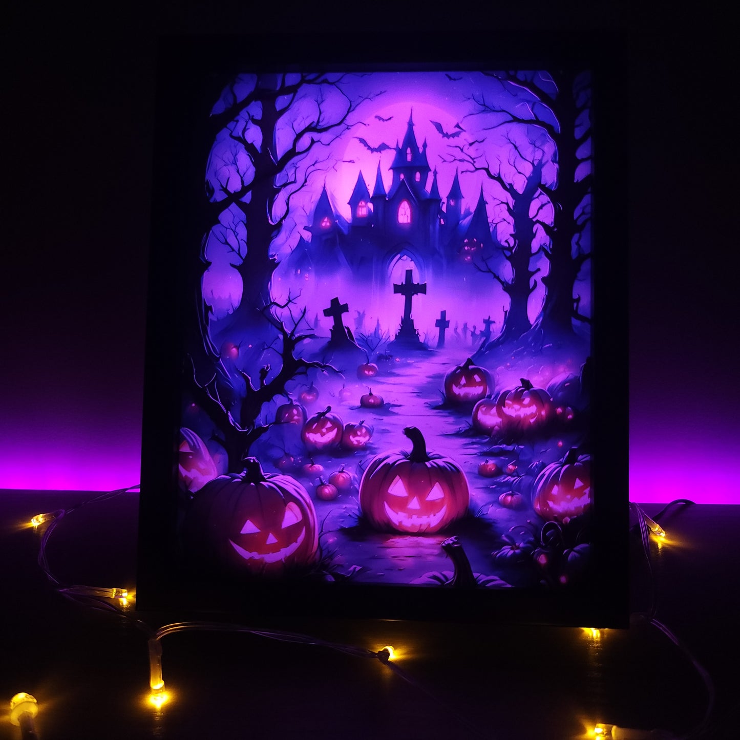 Frame RGB LED Anime Light Box