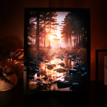 Frame RGB LED Anime Light Box