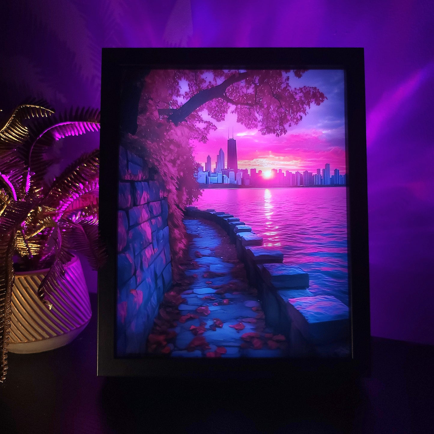 Frame RGB LED Anime Light Box