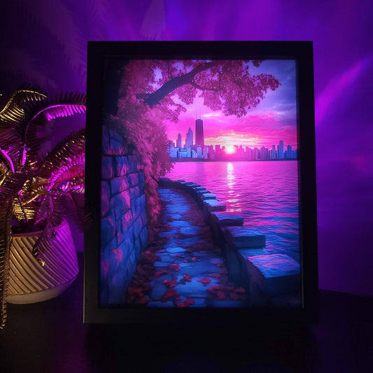 Frame RGB LED Anime Light Box