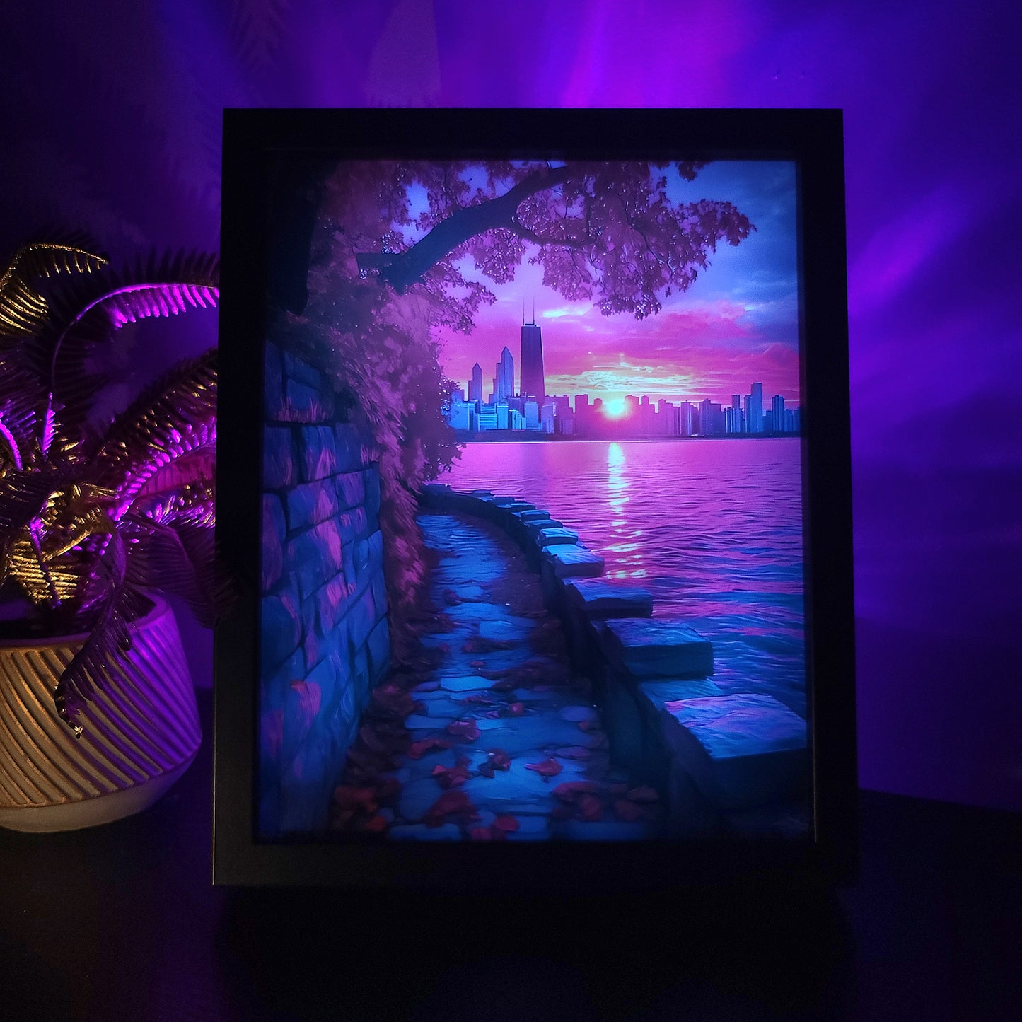 Frame RGB LED Anime Light Box