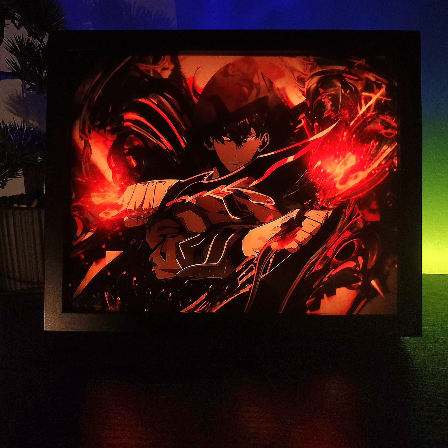 Frame RGB LED Anime Light Box