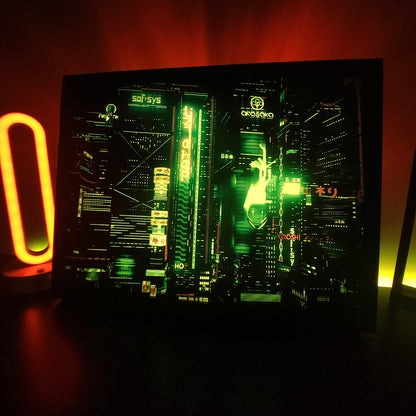 Night City RGB LED Anime Light Box