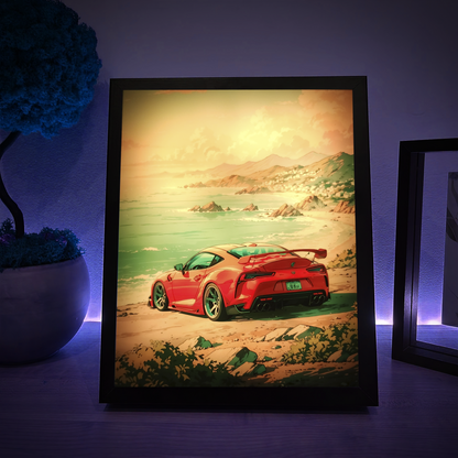 Cаr RGB LED Anime Light Box
