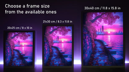 Frame RGB LED Anime Light Box