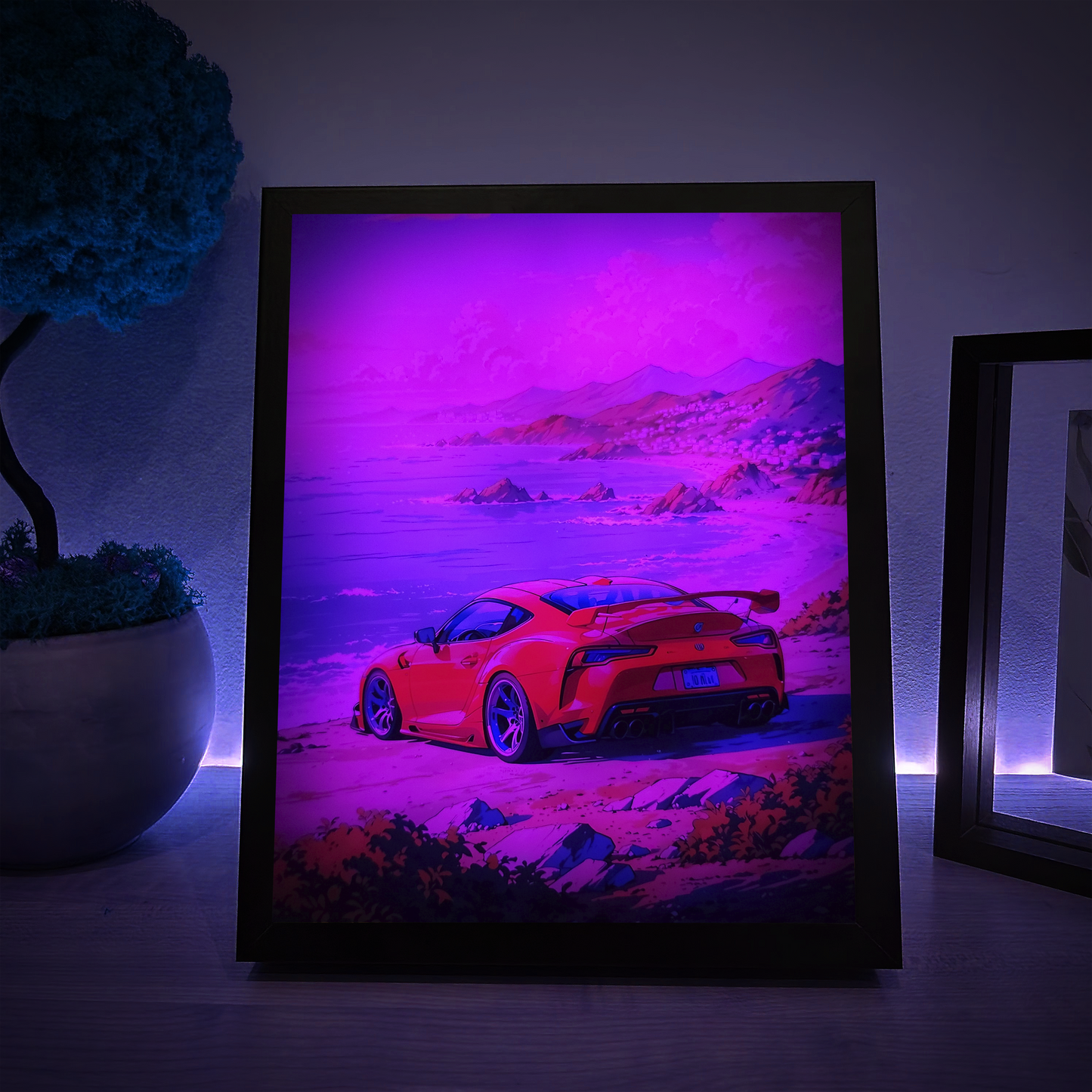 Cаr RGB LED Anime Light Box