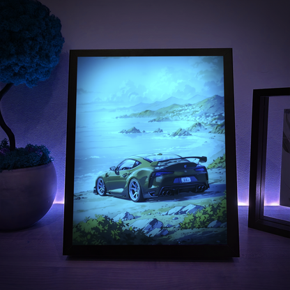 Cаr RGB LED Anime Light Box