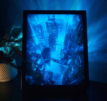 Night City RGB LED Anime Light Box