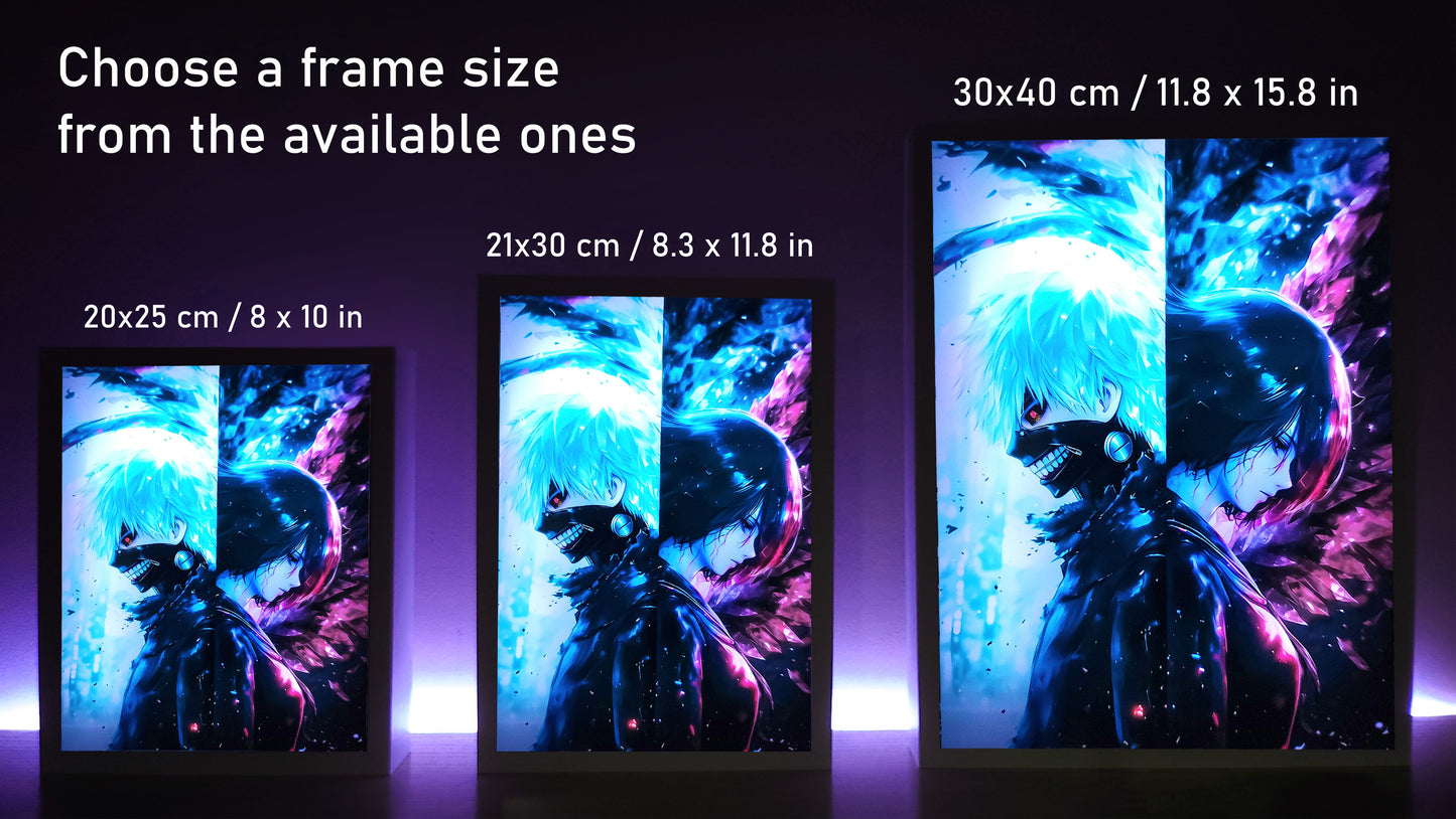 Frame RGB LED Anime Light Box