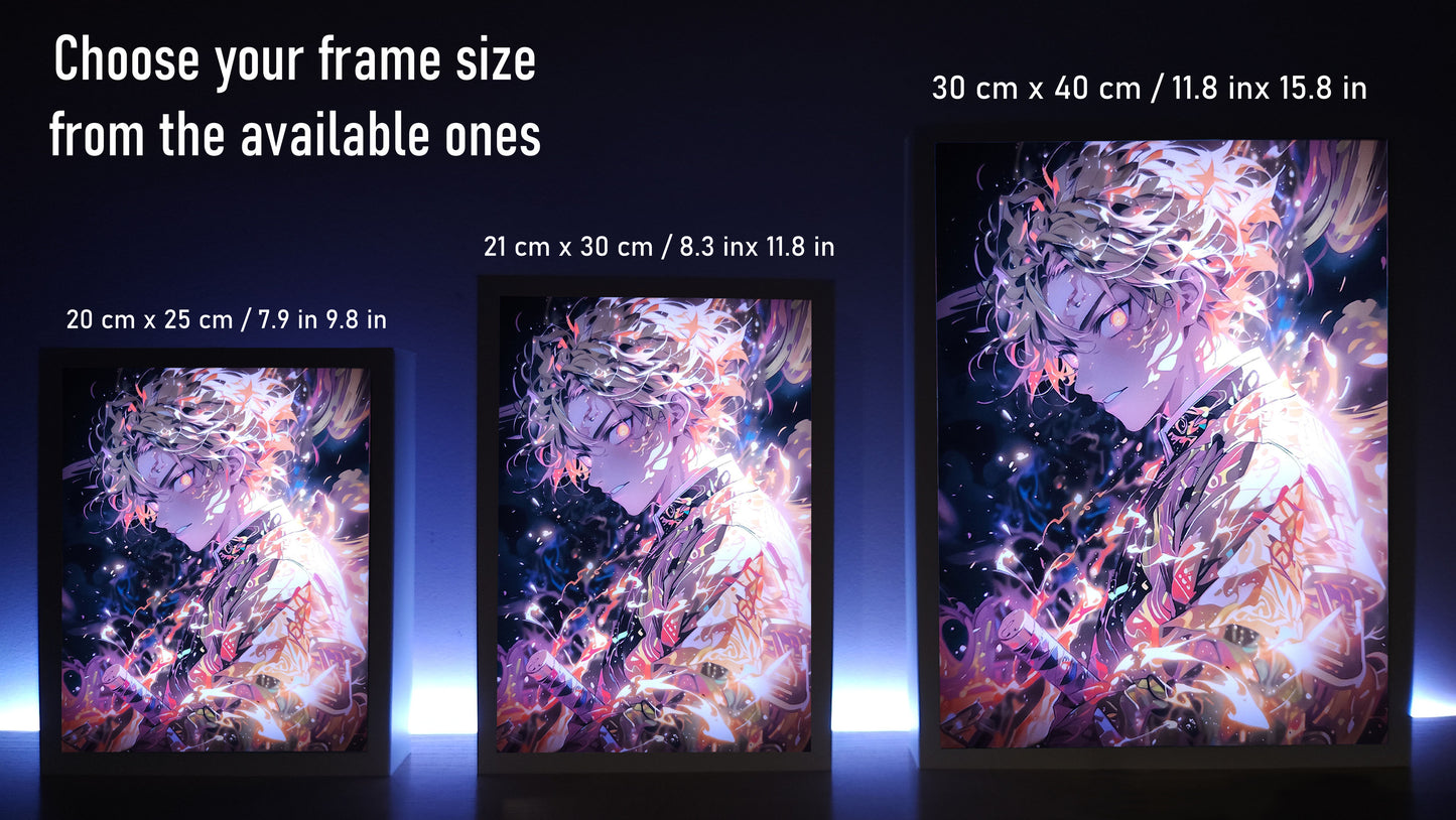Frame RGB LED Anime Light Box