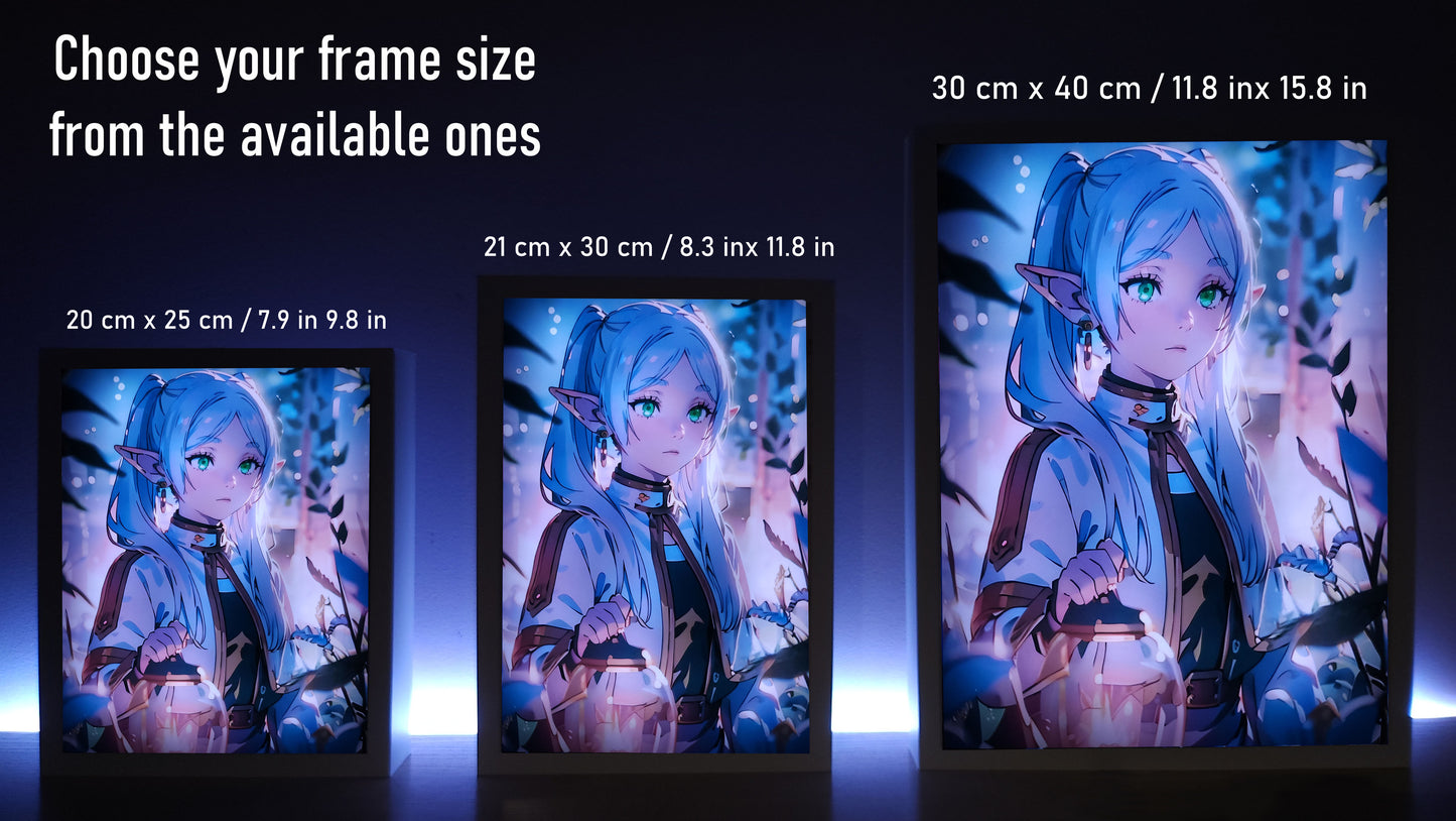Frame RGB LED Anime Light Box