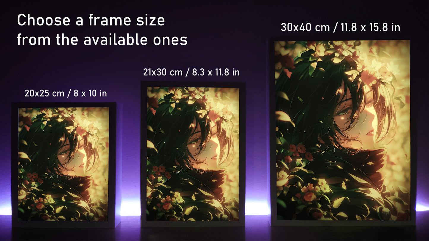 Frame RGB LED Anime Light Box