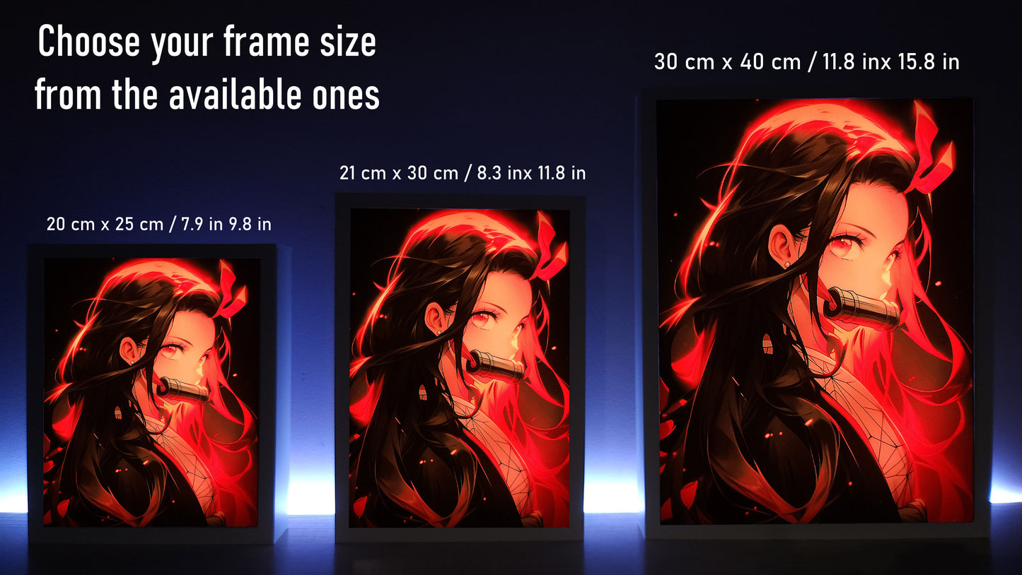 Frame RGB LED Anime Light Box