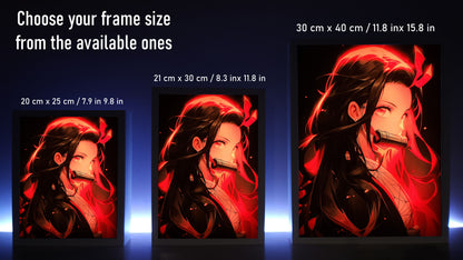 Frame RGB LED Anime Light Box