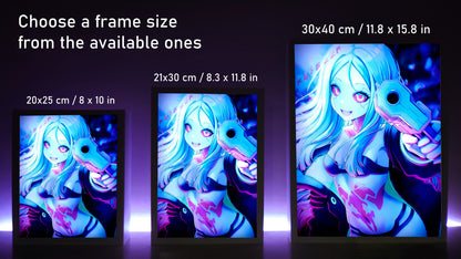 Frame RGB LED Anime Light Box