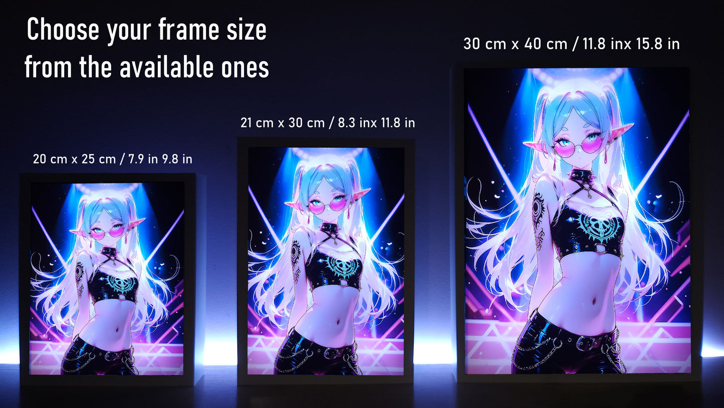 Frame RGB LED Anime Light Box