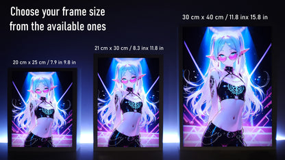 Frame RGB LED Anime Light Box