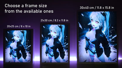 Frame RGB LED Anime Light Box