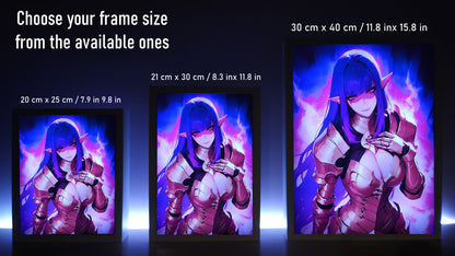Frame RGB LED Anime Light Box