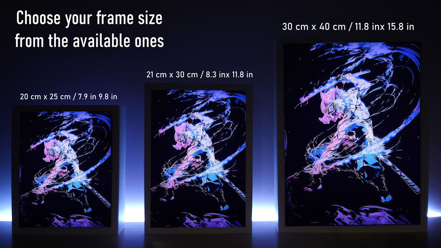 Frame RGB LED Anime Light Box