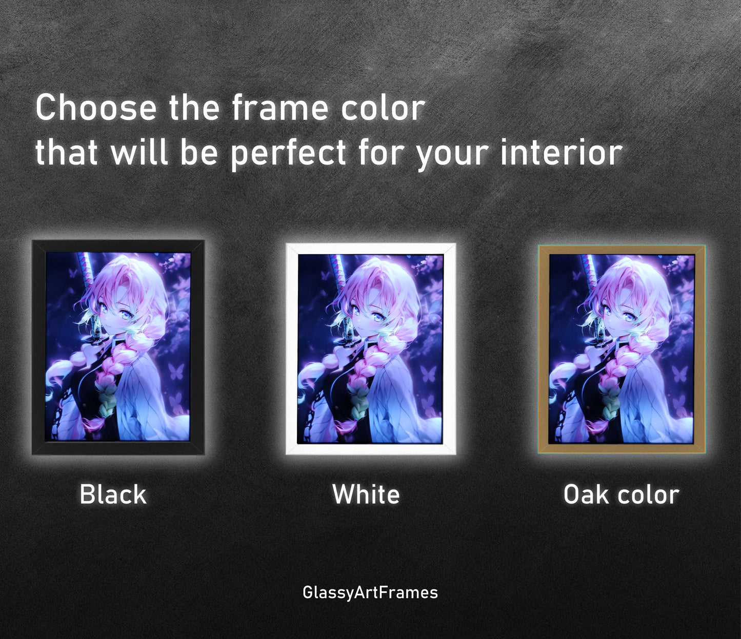 Rahmen RGB LED Anime Leuchtbox