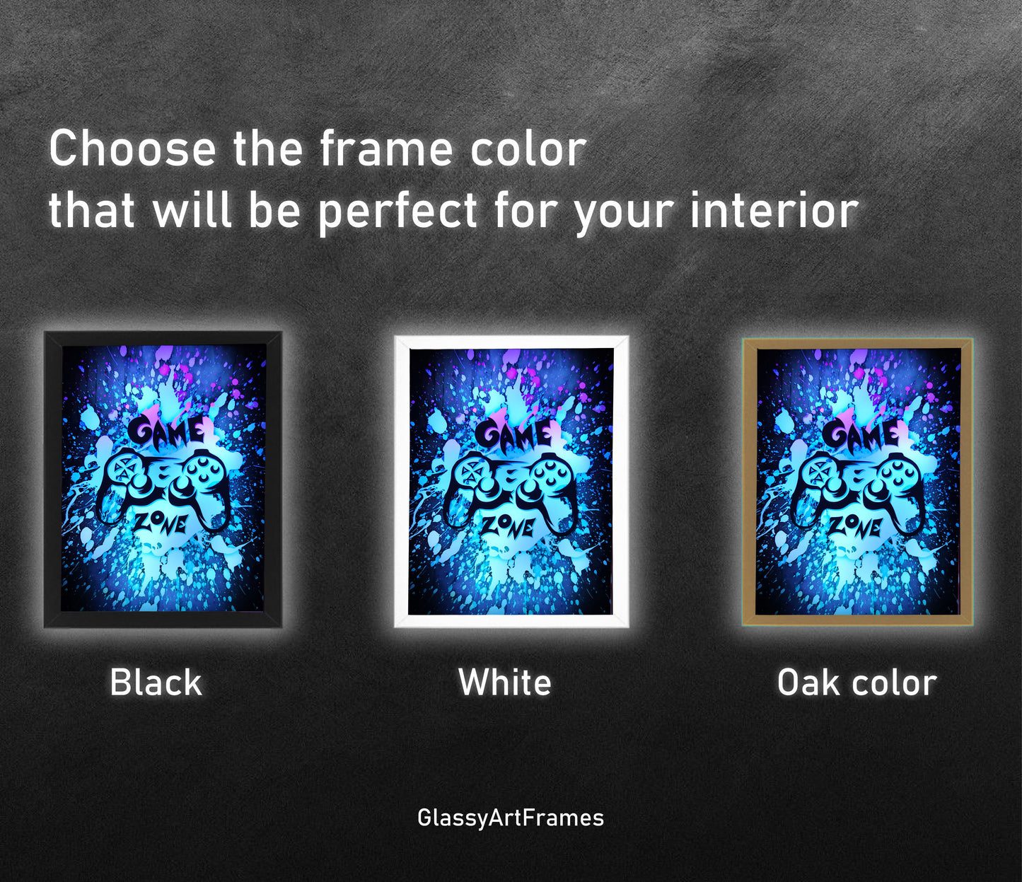 Game Zone RGB LED Anime Light Box