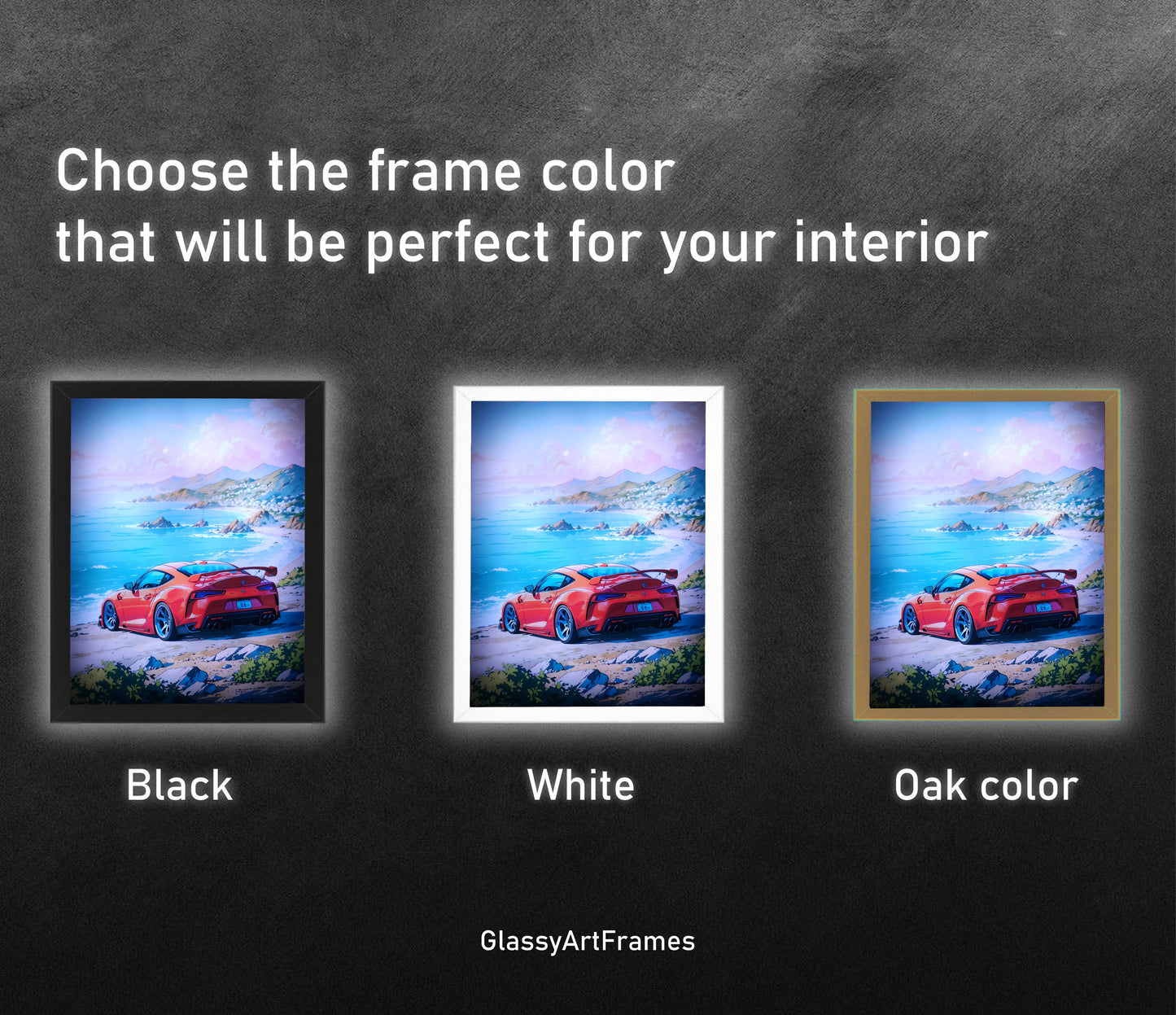Cаr RGB LED Anime Light Box