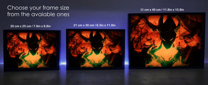 Frame RGB LED Anime Light Box