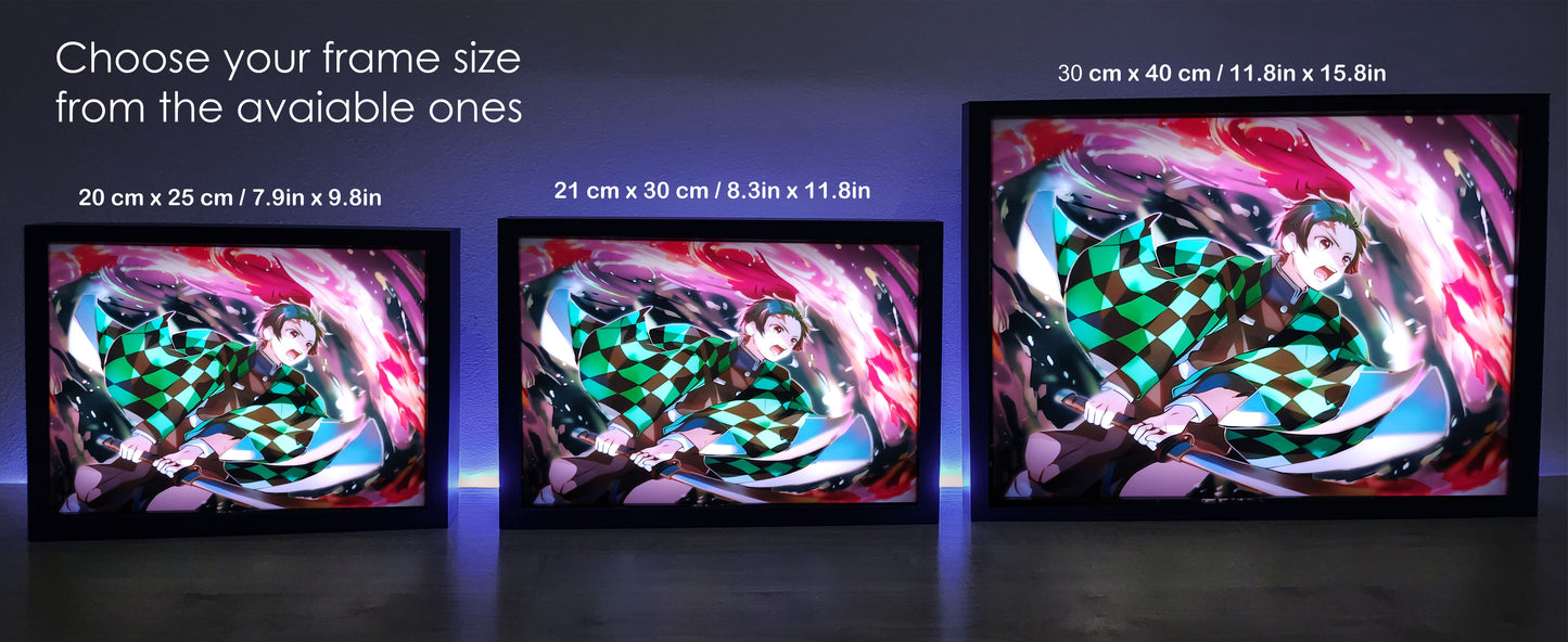 Frame RGB LED Anime Light Box