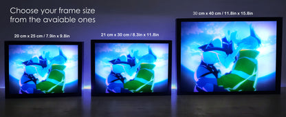 Frame RGB LED Anime Light Box
