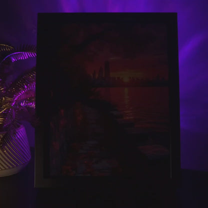 Frame RGB LED Anime Light Box